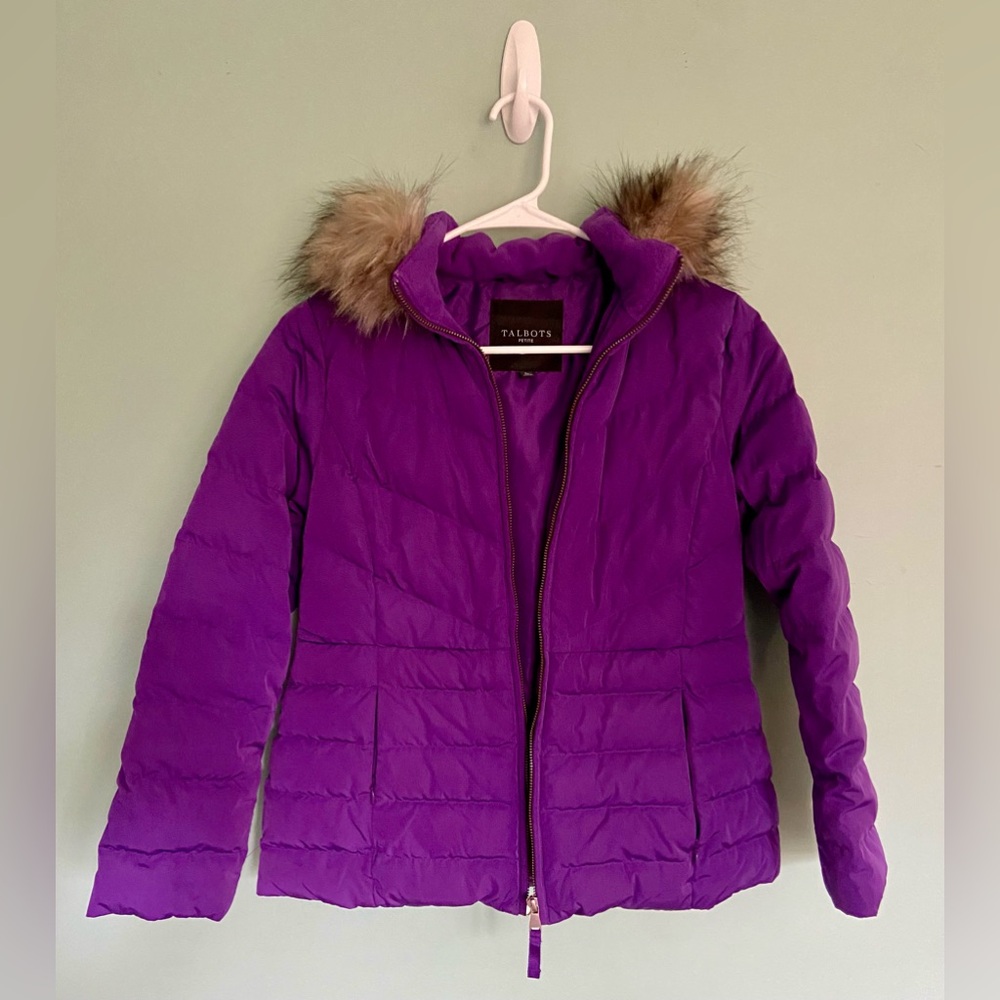 Talbots Purple Puffer Winter Coat ❄️